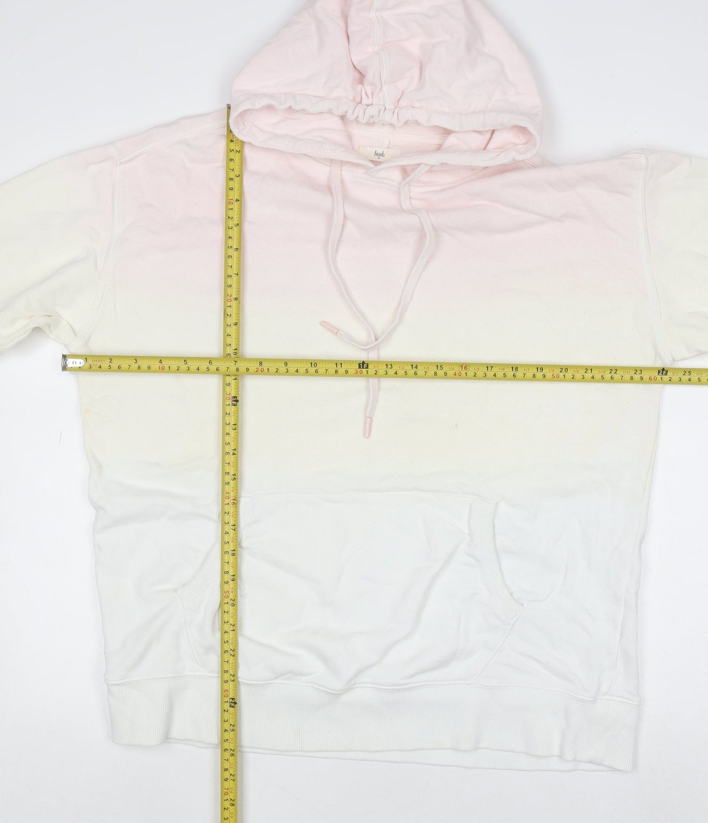 Womens UK Size M Hush Pink Pullover Hoodie