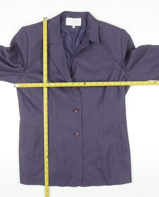 Womens UK Size 16 Autonomy Regular Purple Blazer