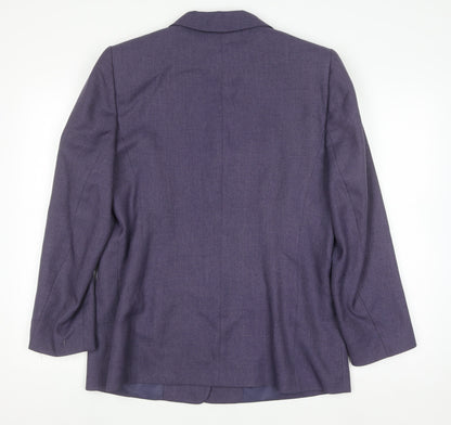 Womens UK Size 16 Autonomy Regular Purple Blazer