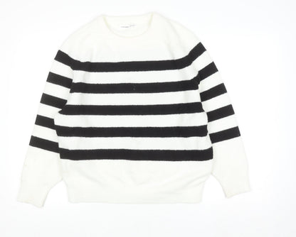 Womens UK Size 8 Pull&Bear Multicoloured Pullover Jumper
