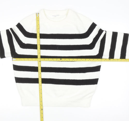 Womens UK Size 8 Pull&Bear Multicoloured Pullover Jumper