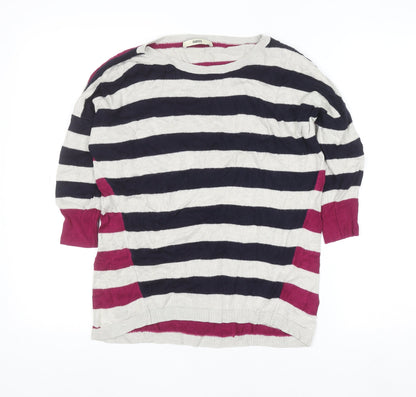 Womens UK Size S Oasis Multicoloured Pullover Jumper