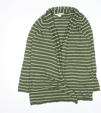 Womens UK Size 14 Mauvette Green Cardigan Jumper