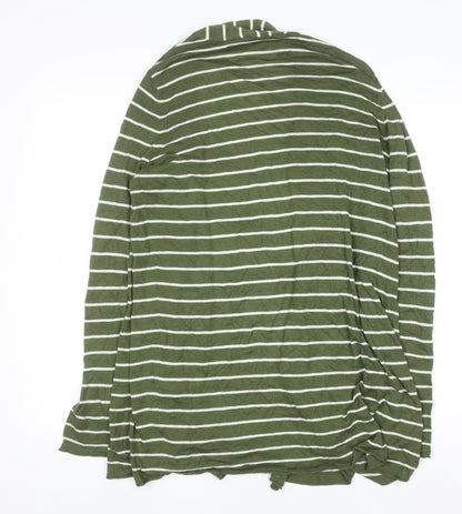 Womens UK Size 14 Mauvette Green Cardigan Jumper