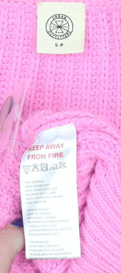 Womens UK Size S Urban Outfitters Pink Cardigan Jumper
