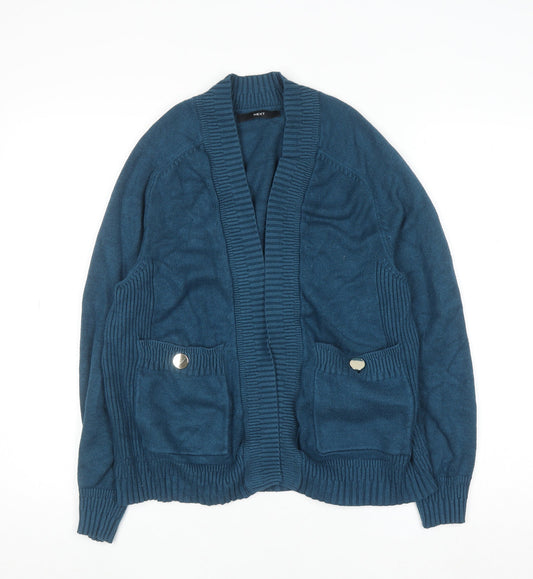 Womens UK Size S NEXT Blue Cardigan Jumper