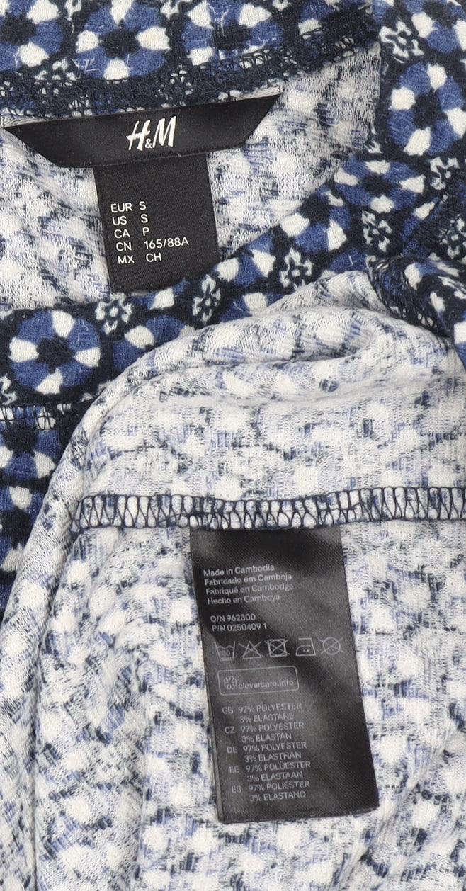 Womens UK Size S H&M Blue Pullover Jumper