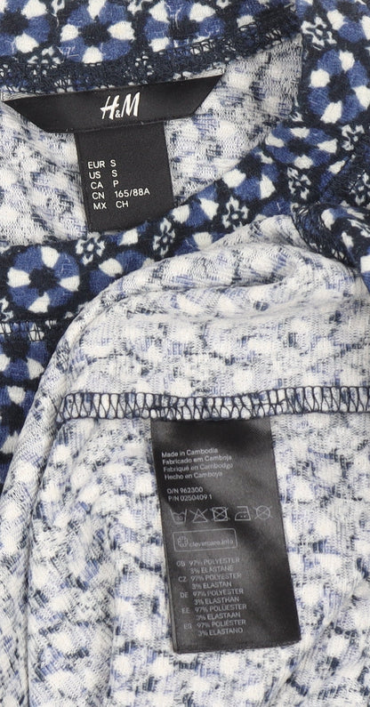 Womens UK Size S H&M Blue Pullover Jumper