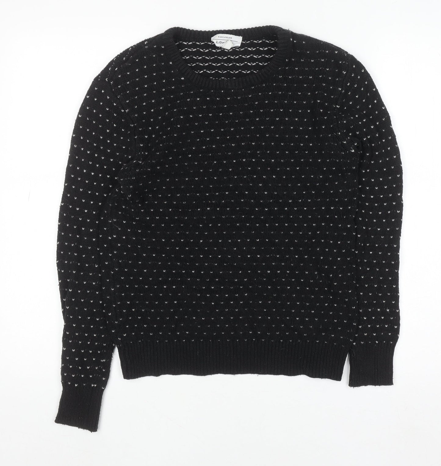 Womens UK Size XS & Other Stories Black Pullover Jumper