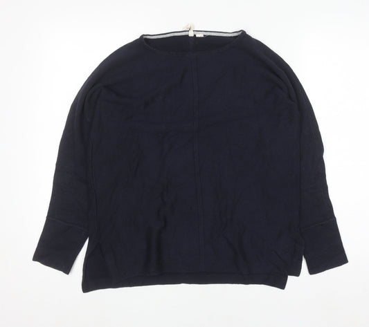 Womens UK Size 10 White Stuff Blue Pullover Jumper
