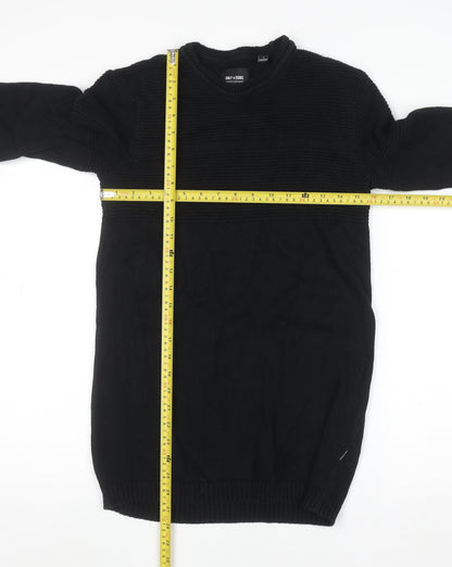 Unisex Adults UK Size S ONLY & SONS Black Pullover Jumper