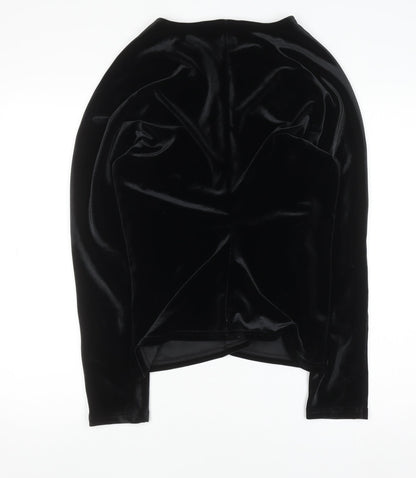 Womens UK Size 12 Marks and Spencer Black Basic Blouse