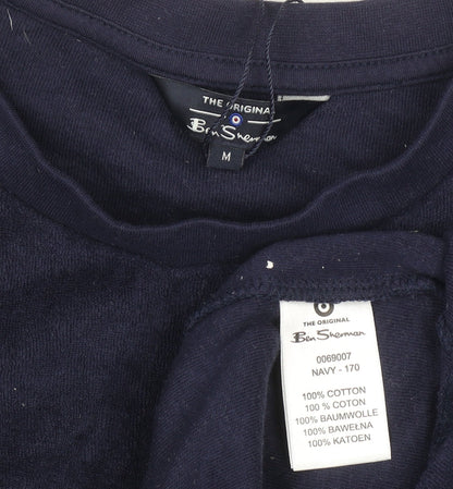 Mens UK Size M Ben Sherman Blue  T-Shirt
