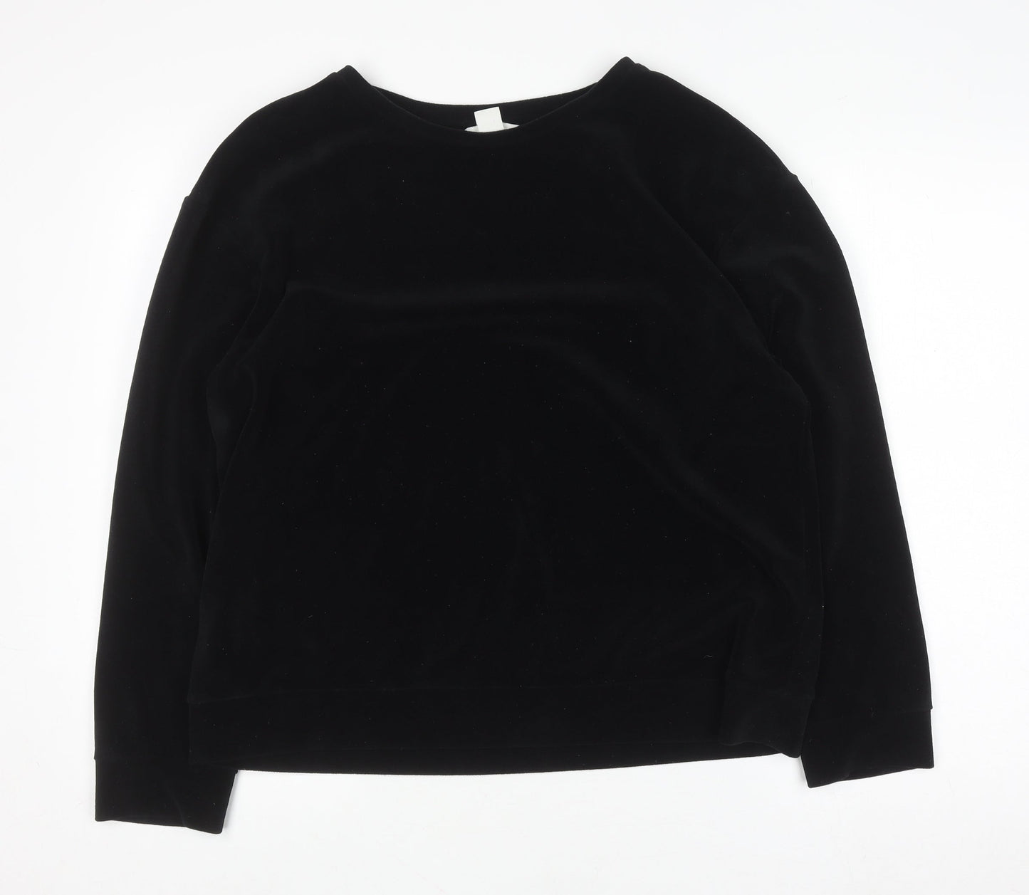 Womens UK Size 12 H&M Black Pullover Jumper