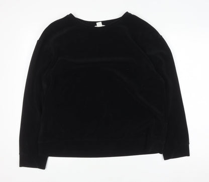 Womens UK Size 12 H&M Black Pullover Jumper