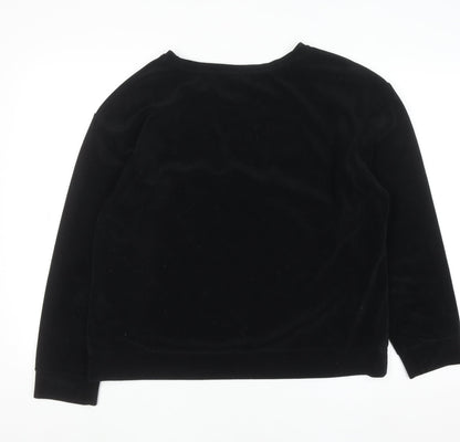 Womens UK Size 12 H&M Black Pullover Jumper