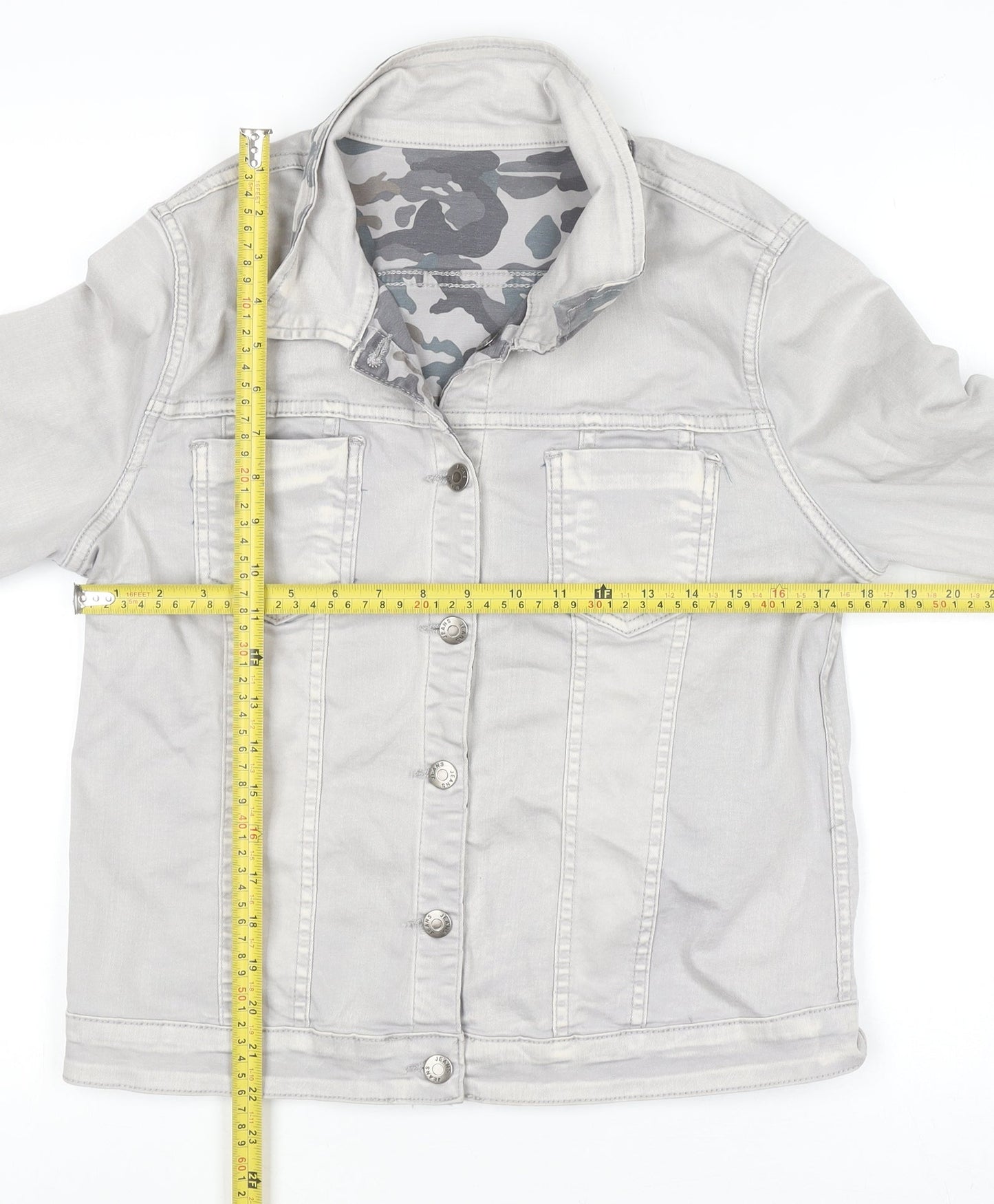 Womens UK Size XL Onado Grey Basic Jacket