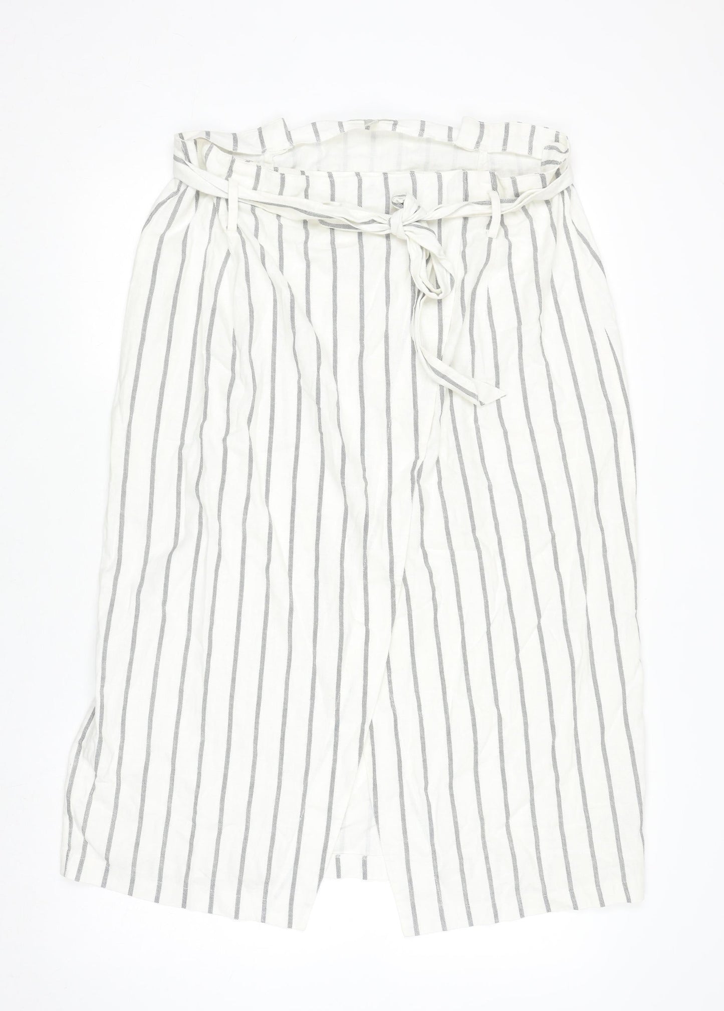 Womens UK Size 18 ASOS Wrap Linen Skirt