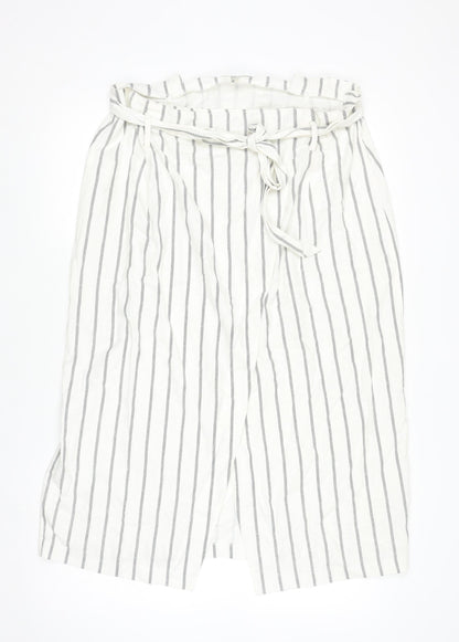 Womens UK Size 18 ASOS Wrap Linen Skirt