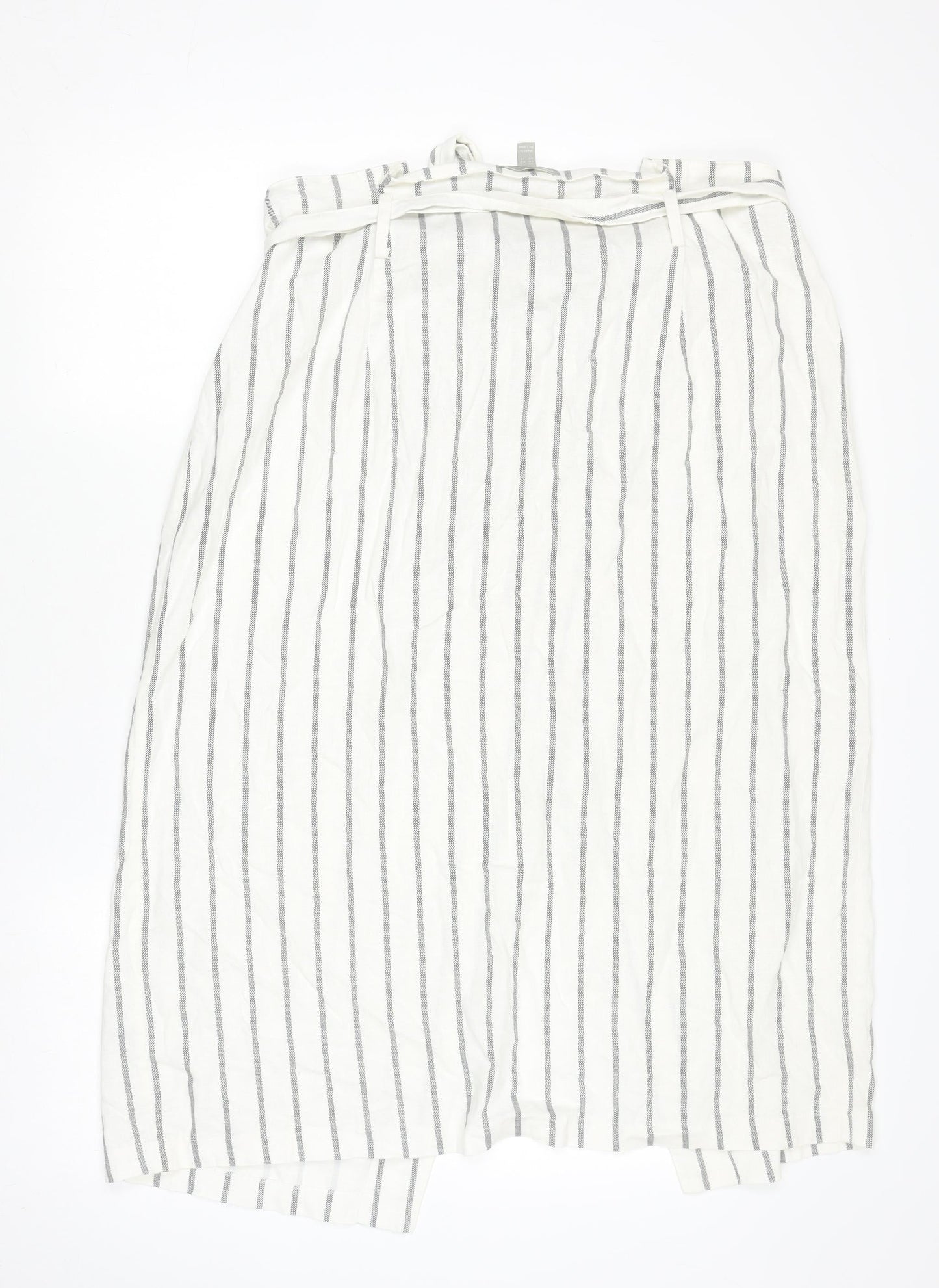 Womens UK Size 18 ASOS Wrap Linen Skirt