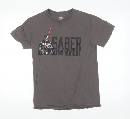 Mens UK Size S Disney Grey  T-Shirt