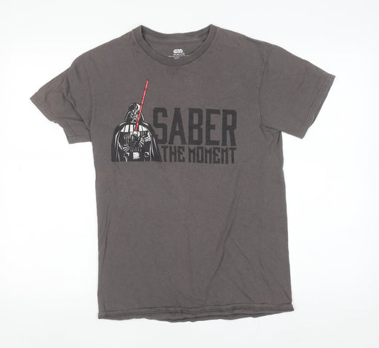 Mens UK Size S Disney Grey  T-Shirt