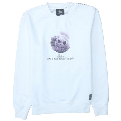 Womens UK Size M Primark White Pullover Sweatshirt