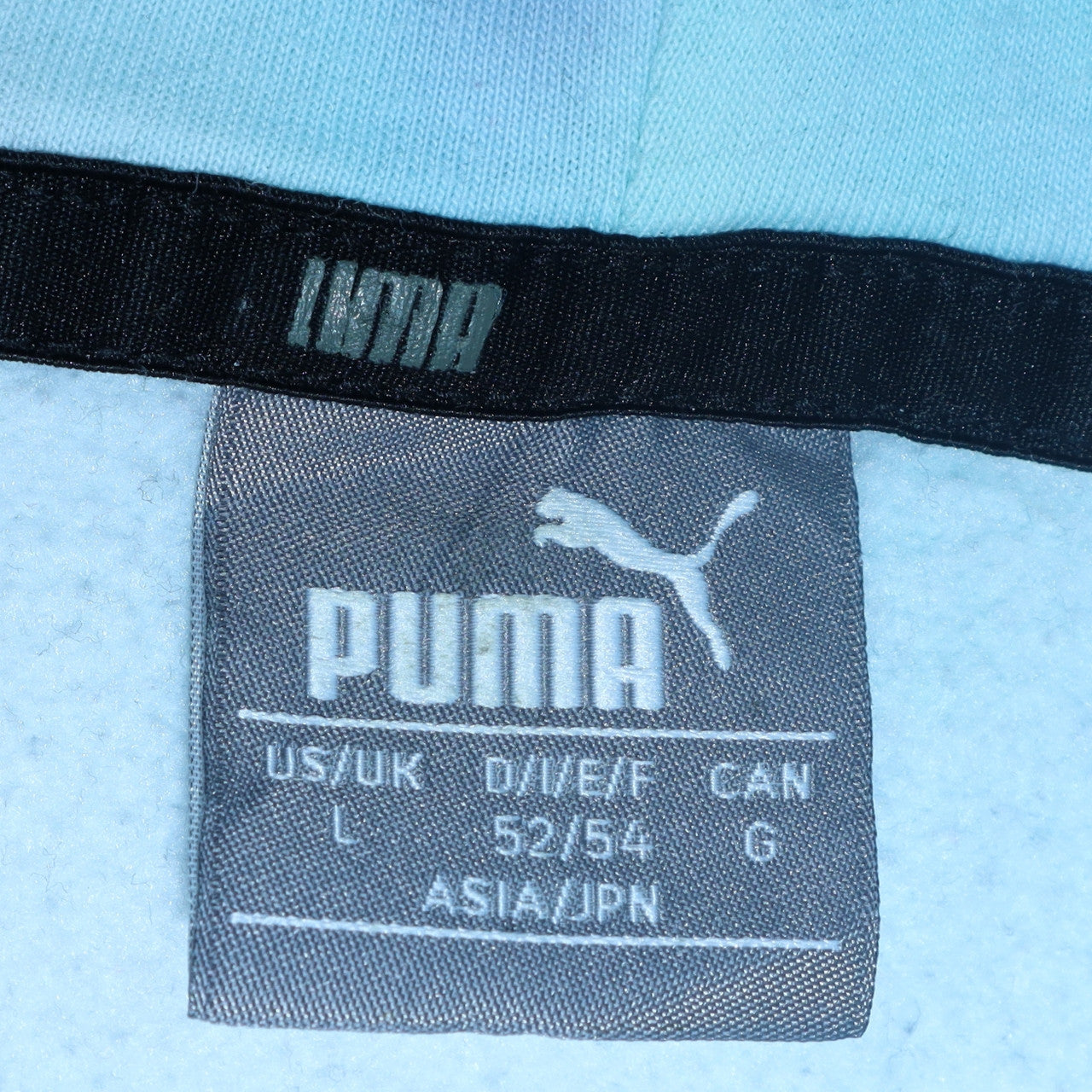 Mens UK Size L PUMA Multicoloured Pullover Hoodie