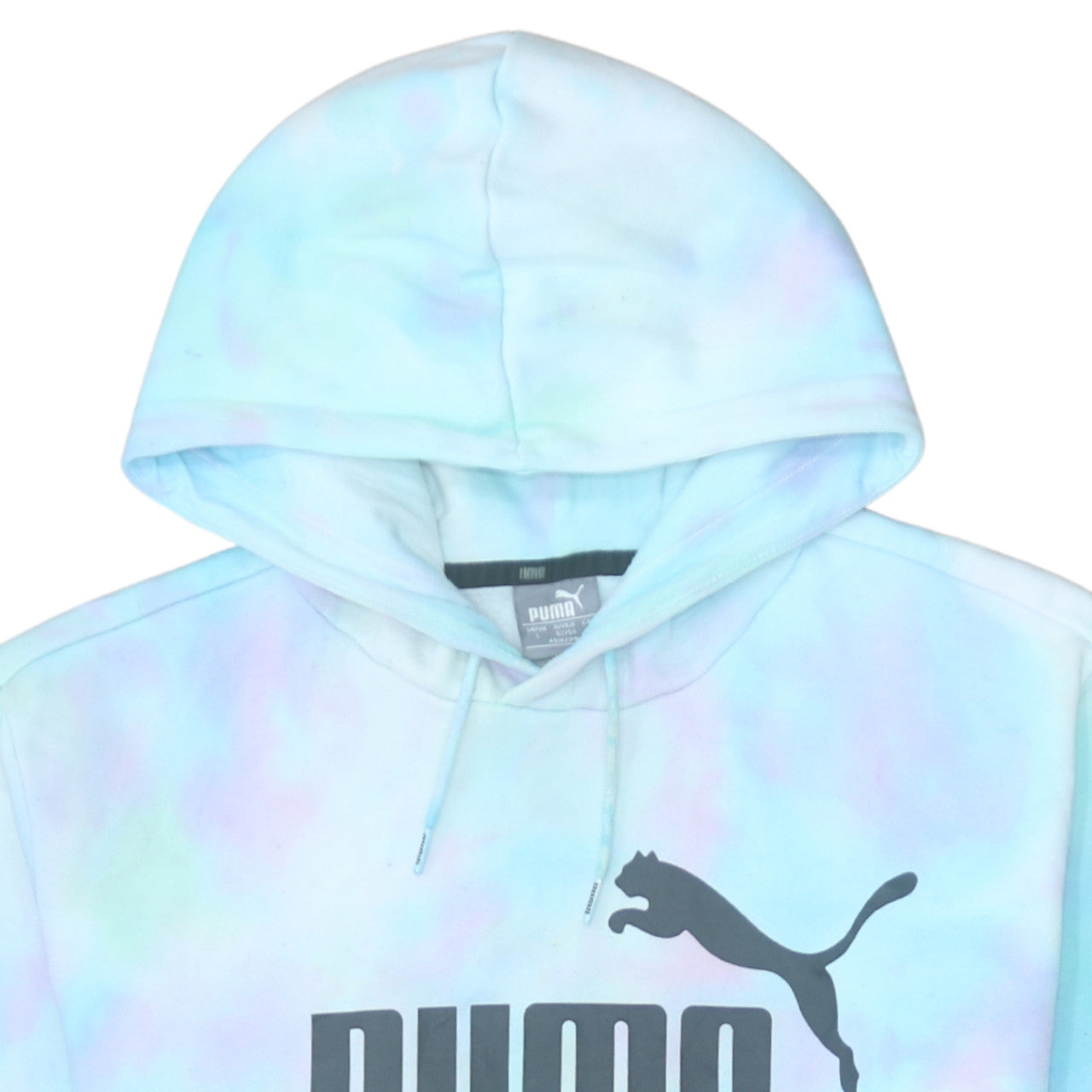 Mens UK Size L PUMA Multicoloured Pullover Hoodie