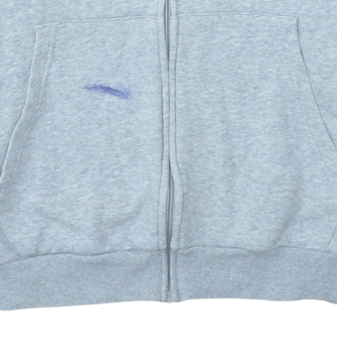 Mens UK Size M adidas Grey Full Zip Hoodie