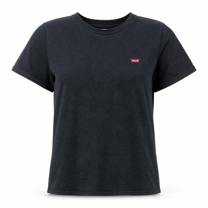 Womens UK Size S Levi's Black Basic T-Shirt