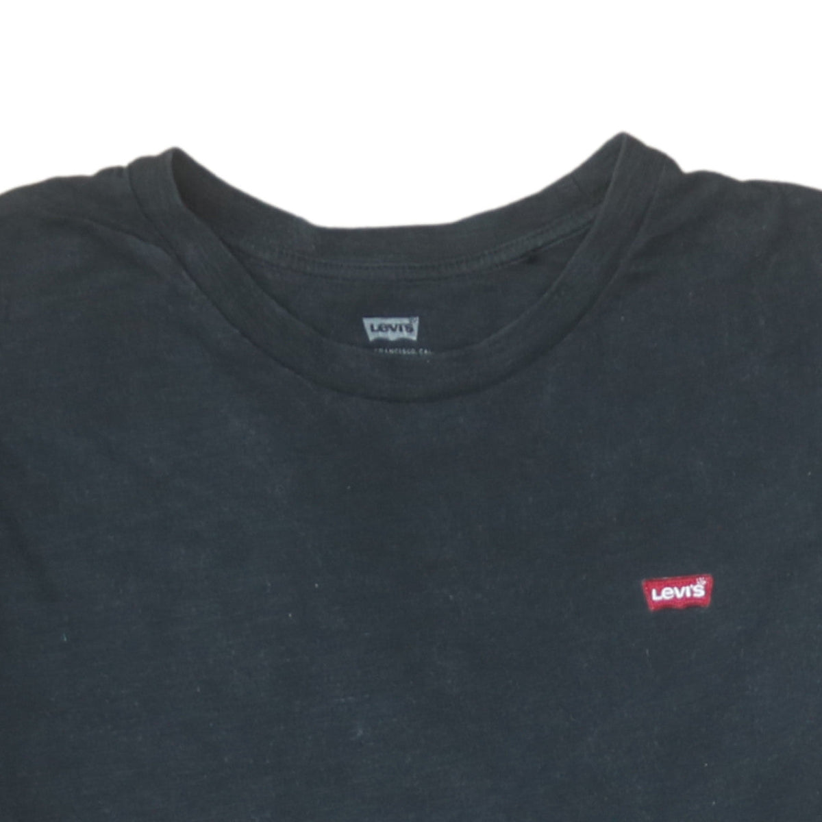 Womens UK Size S Levi's Black Basic T-Shirt
