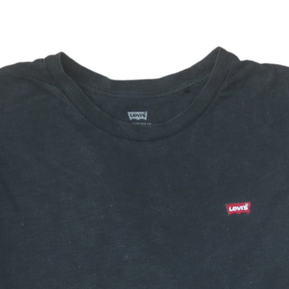 Womens UK Size S Levi's Black Basic T-Shirt