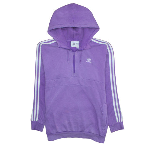 Womens UK Size M adidas Purple Pullover Hoodie