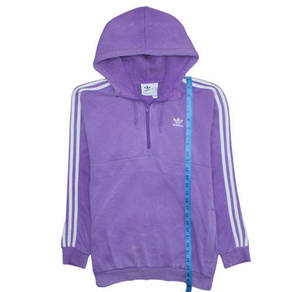 Womens UK Size M adidas Purple Pullover Hoodie