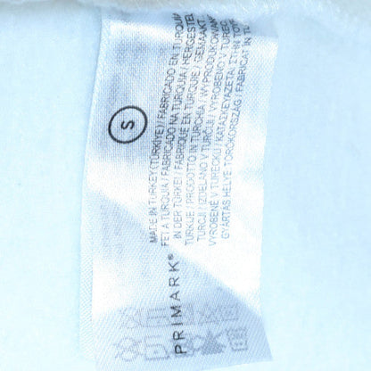 Womens UK Size S Primark White Pullover Sweatshirt