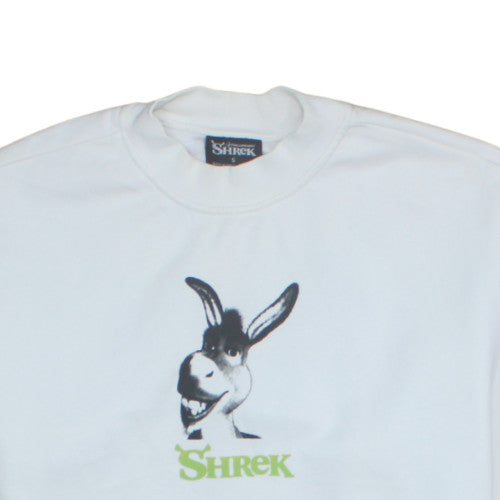 Womens UK Size S Primark White Pullover Sweatshirt