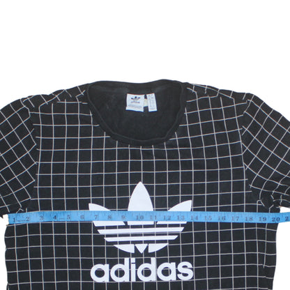 Womens UK Size M adidas Black Gym & Training Running & Jogging Casual T-Shirt
