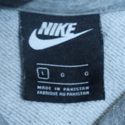 Mens UK Size L Nike Grey Pullover Hoodie