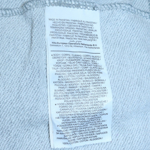 Mens UK Size L Nike Grey Pullover Hoodie