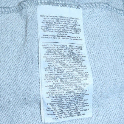 Mens UK Size L Nike Grey Pullover Hoodie