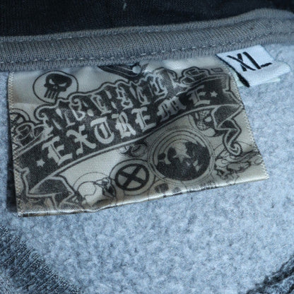 Mens UK Size XL New Era Extreme Grey Pullover Hoodie