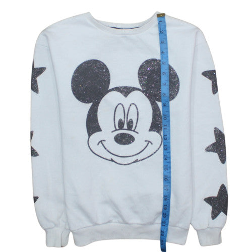 Teens UK Size 158 Disney White Pullover Sweatshirt
