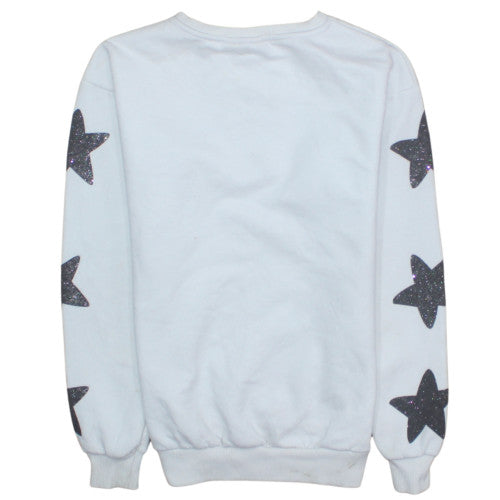 Teens UK Size 158 Disney White Pullover Sweatshirt