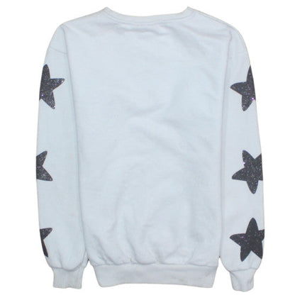 Teens UK Size 158 Disney White Pullover Sweatshirt