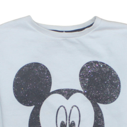 Teens UK Size 158 Disney White Pullover Sweatshirt