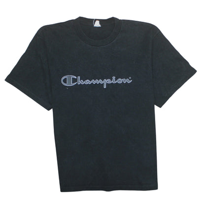 Mens UK Size L Champion Black Gym & Training Running & Jogging Casual T-Shirt