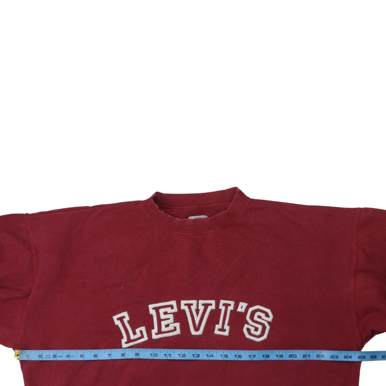 Mens UK Size XL Levi's Red Pullover Sweatshirt