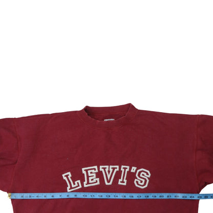 Mens UK Size XL Levi's Red Pullover Sweatshirt