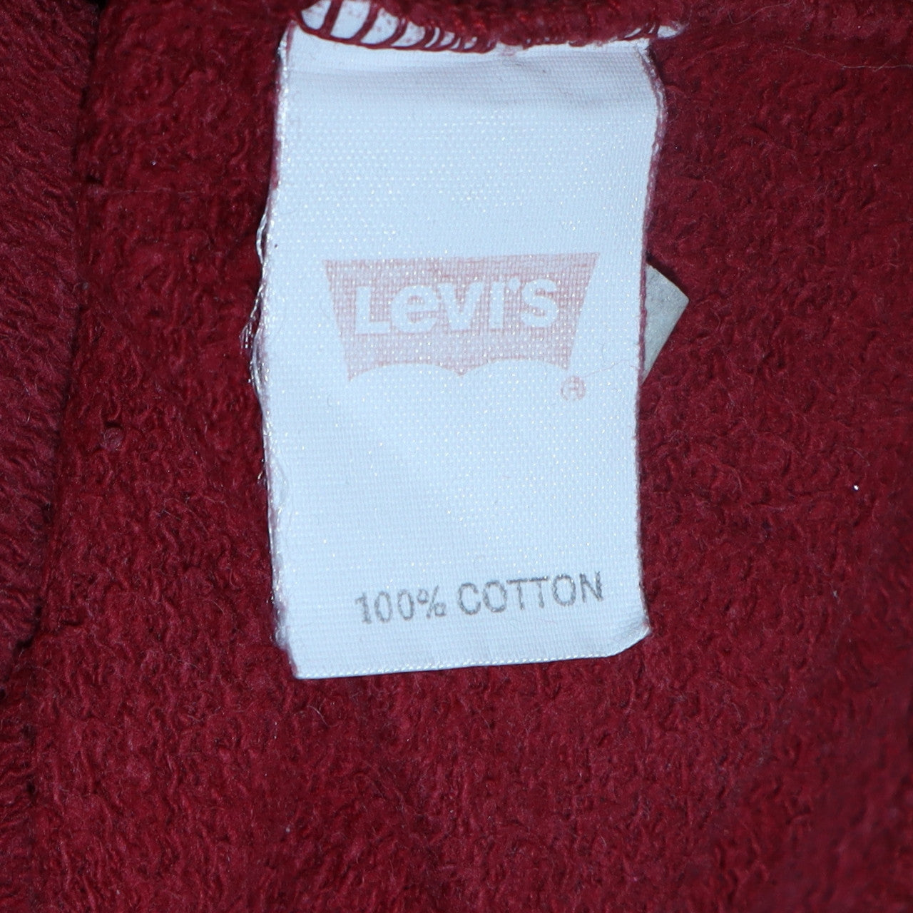 Mens UK Size XL Levi's Red Pullover Sweatshirt